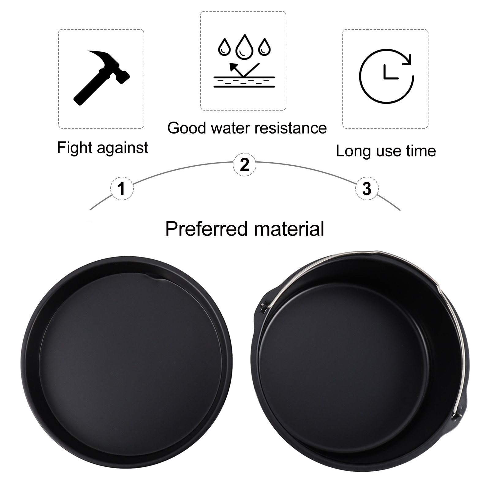 1Set Cake Baking Mold Carbon S - Kitchen Gadgets And Accessories 评论和价格